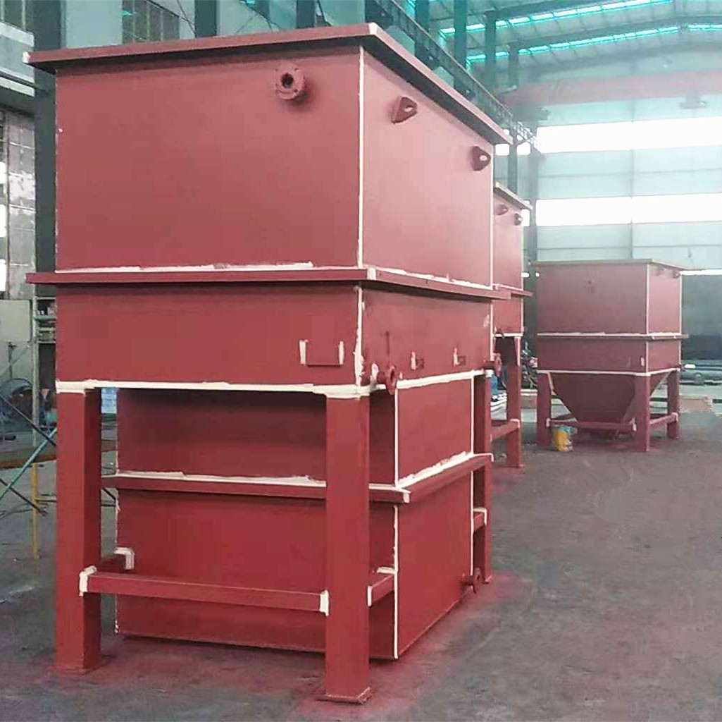 斜管沉淀池噴漆實(shí)拍